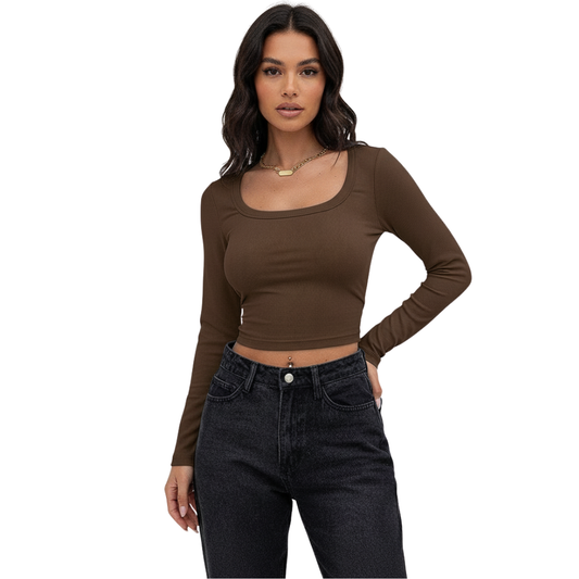 Built-In Bra Long Sleeve
