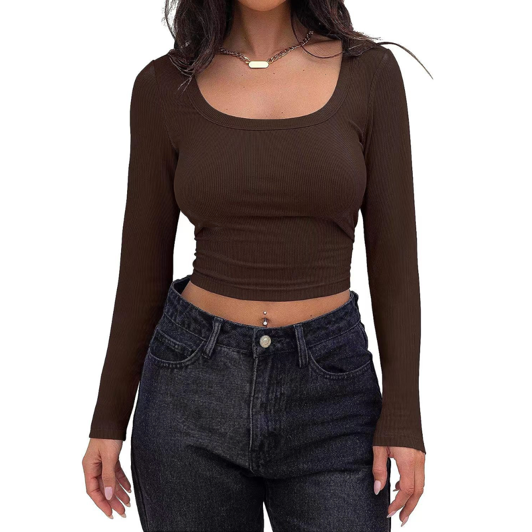 Built-In Bra Long Sleeve
