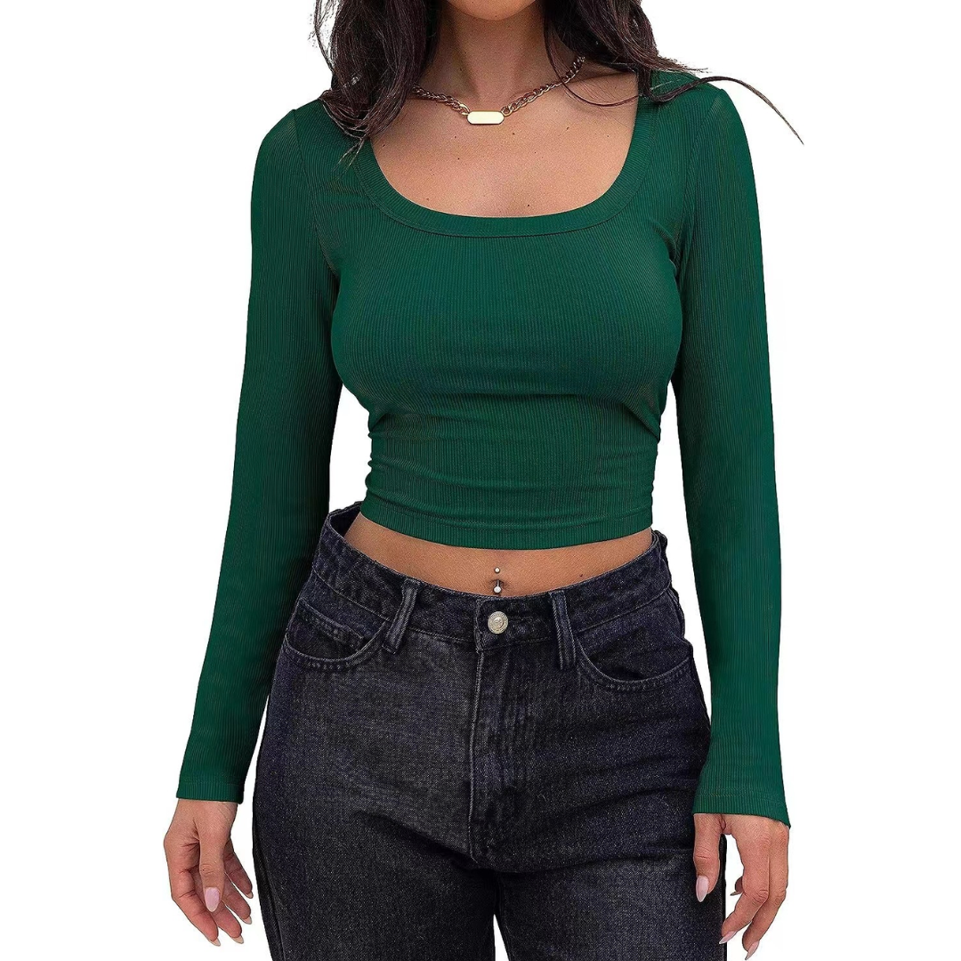 Built-In Bra Long Sleeve