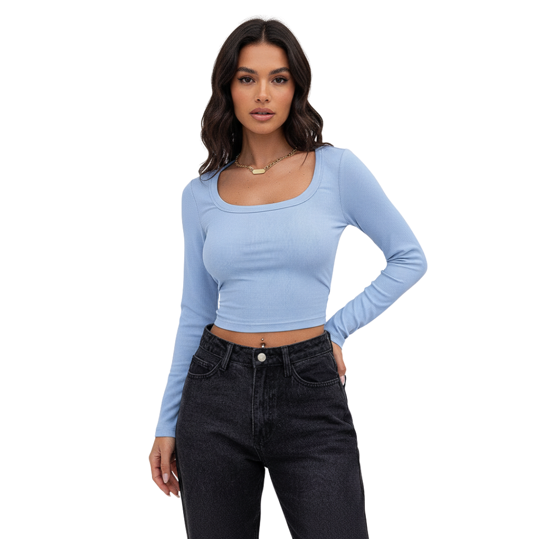 Built-In Bra Long Sleeve